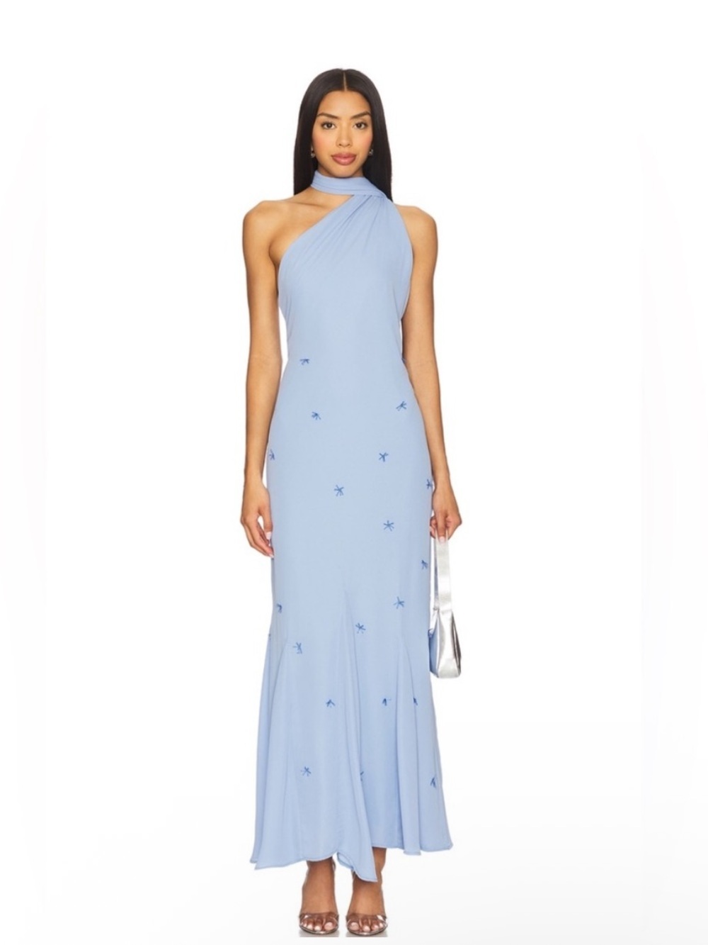 Baobab Ari Maxi Dress in Misty Blue